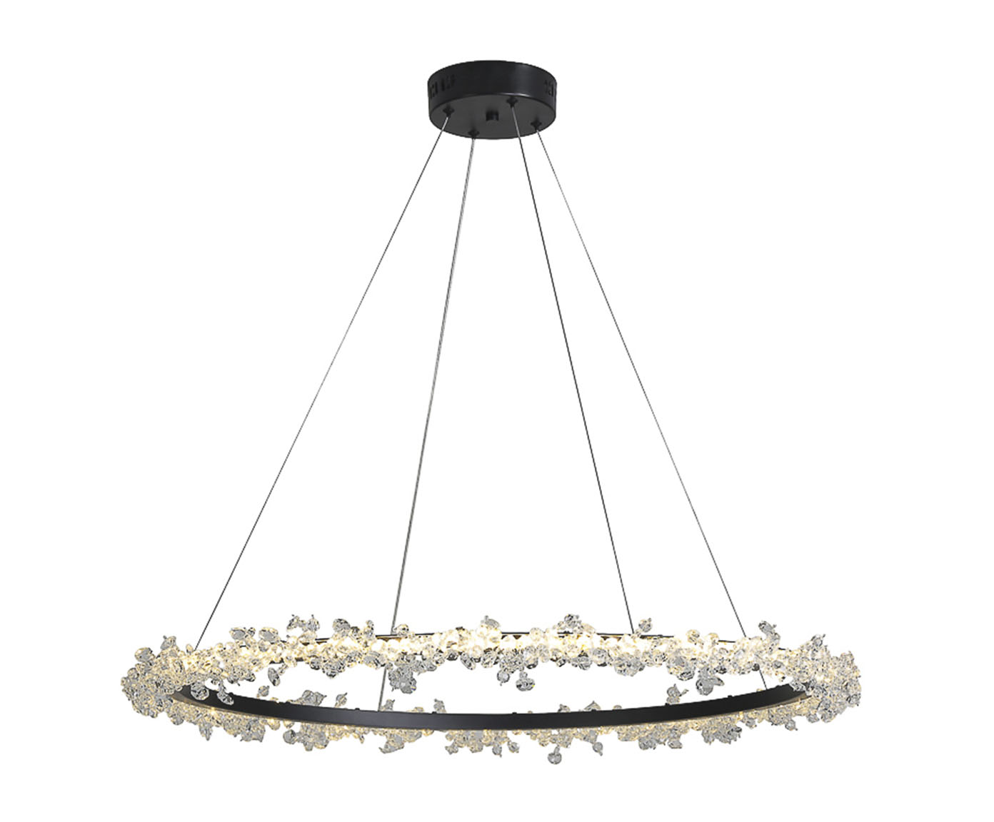 Pendente em Led 37W Aster Preto image number 0