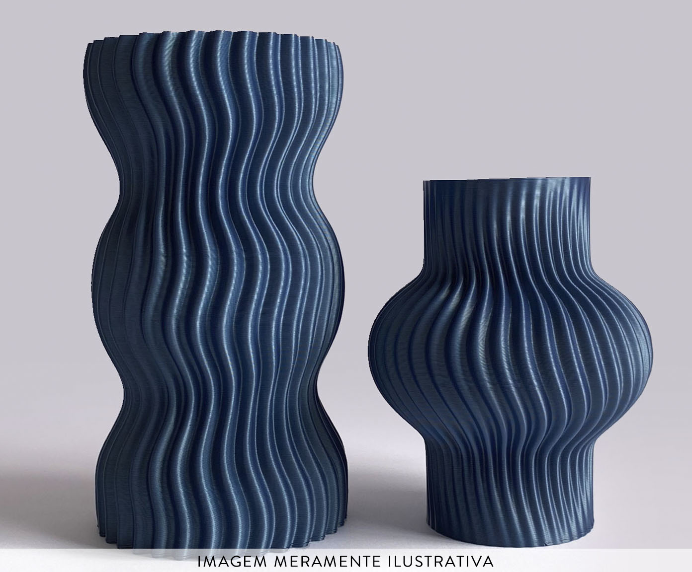 Vaso Onda 3 Azul image number 2