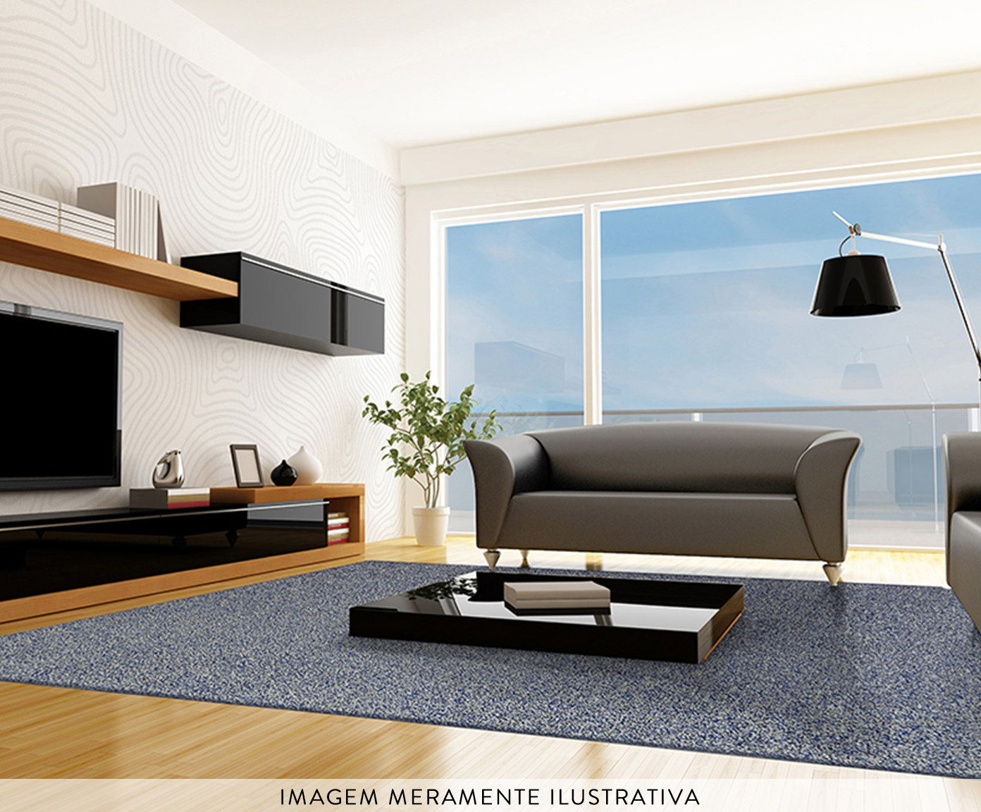 Tapete Tufting Paradise Celeste image number 3
