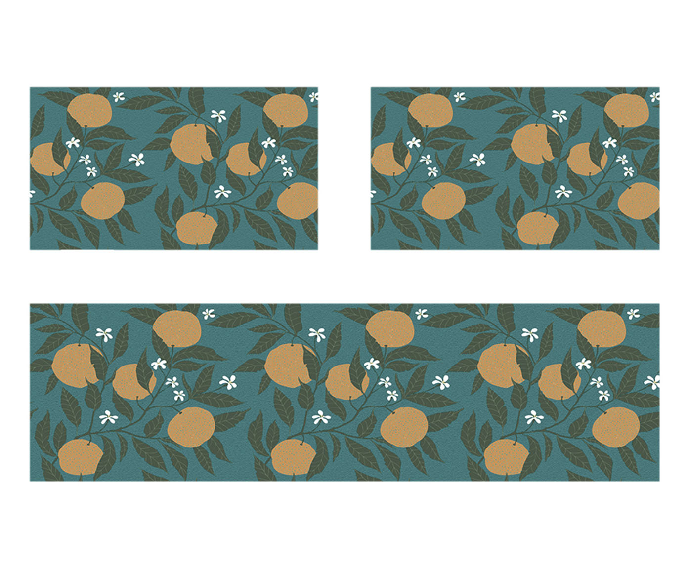 Jogo de Tapetes &nbsp;&nbsp;Productive Azul image number 0