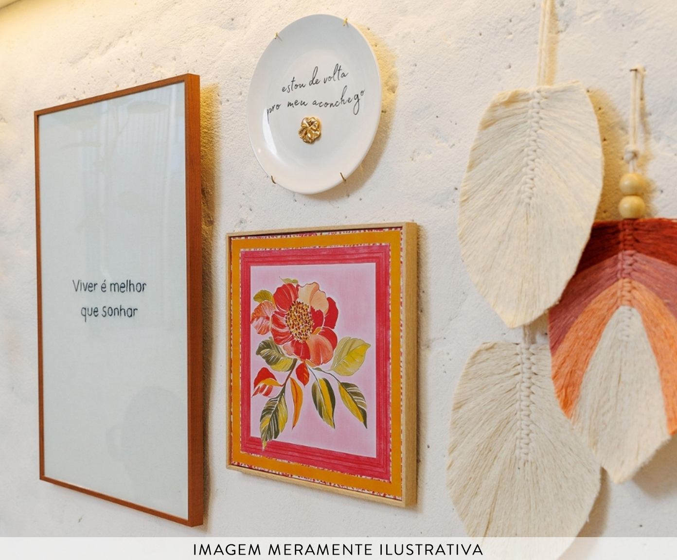 Quadro Floral Rosa image number 1