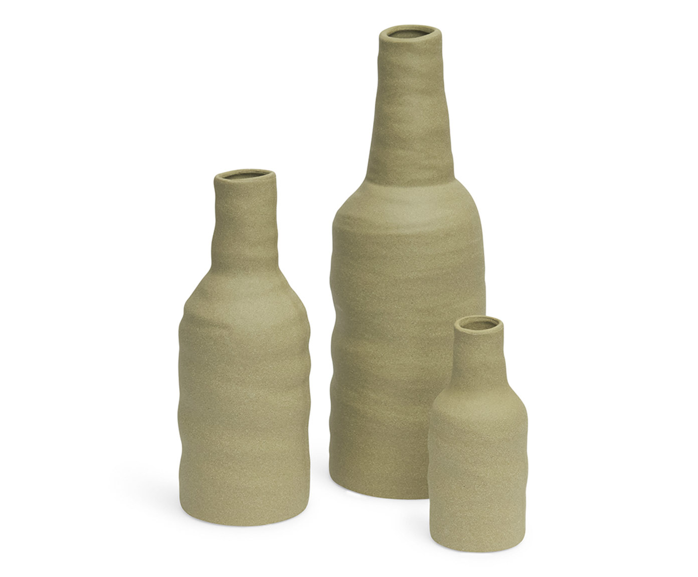 Kit Vasos em Cer&acirc;mica 3 P&ccedil;s - image 1