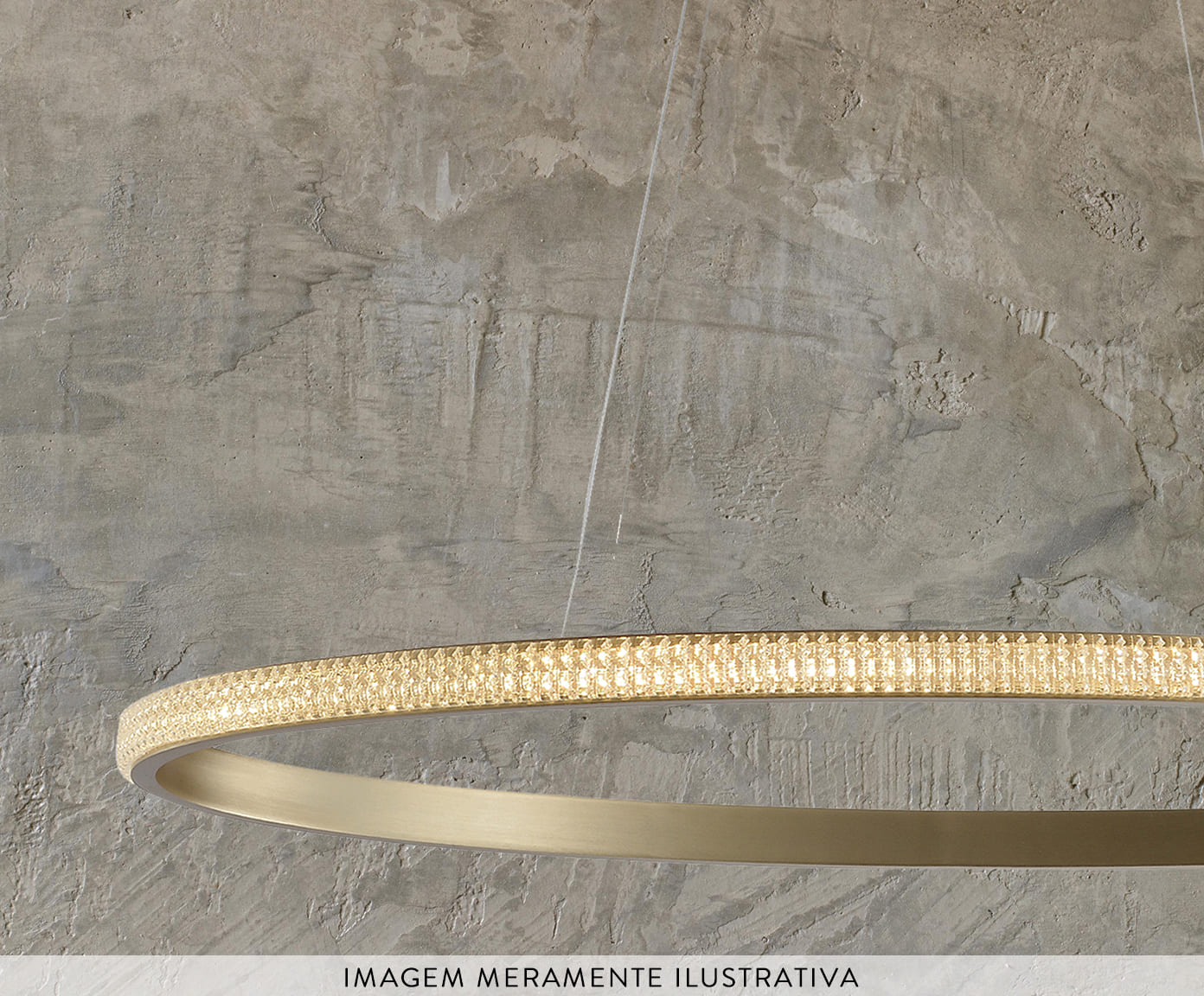 Pendente Anello Bella Led Bivolt - 11X88X53cm image number 1