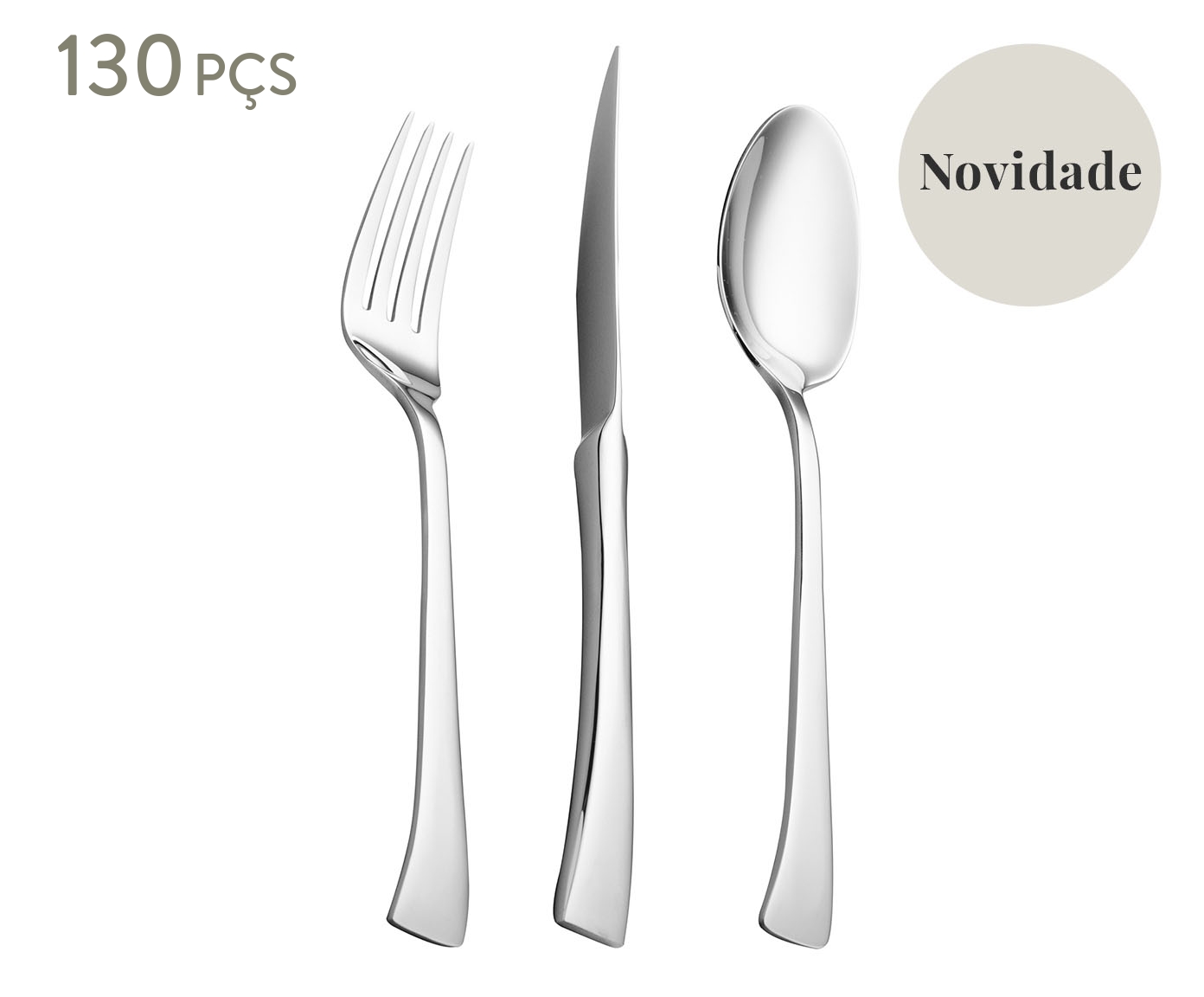Faqueiro de A&ccedil;o Inox Berna - image 0