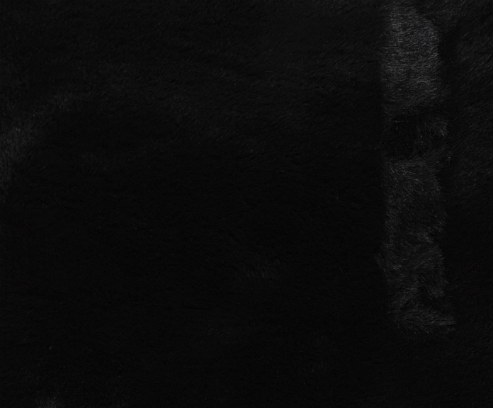 Passadeira Rabbit Fur Preto - image 1