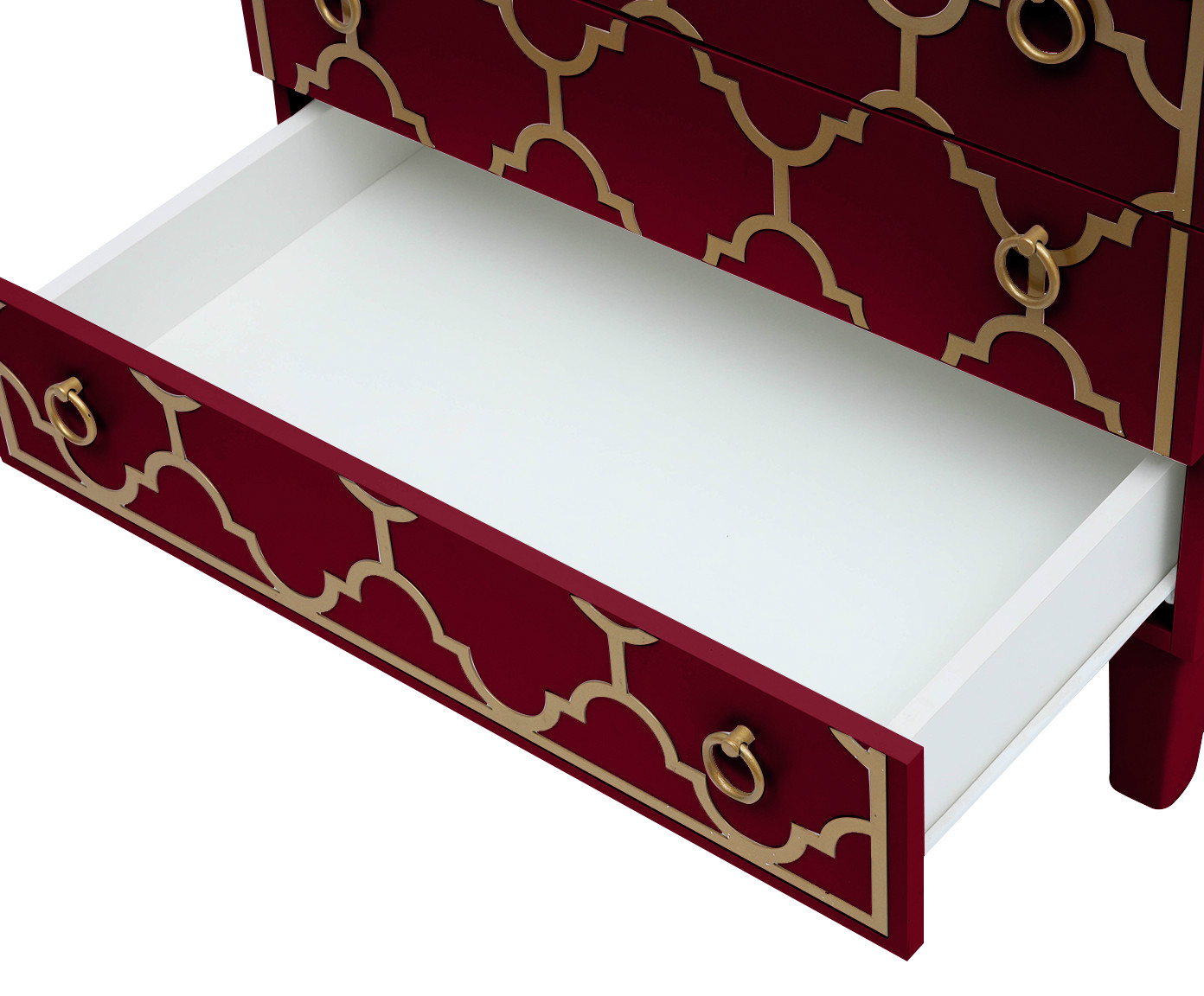 Mesa de Cabeceira Marrocos Firebrick - Vermelho image number 4
