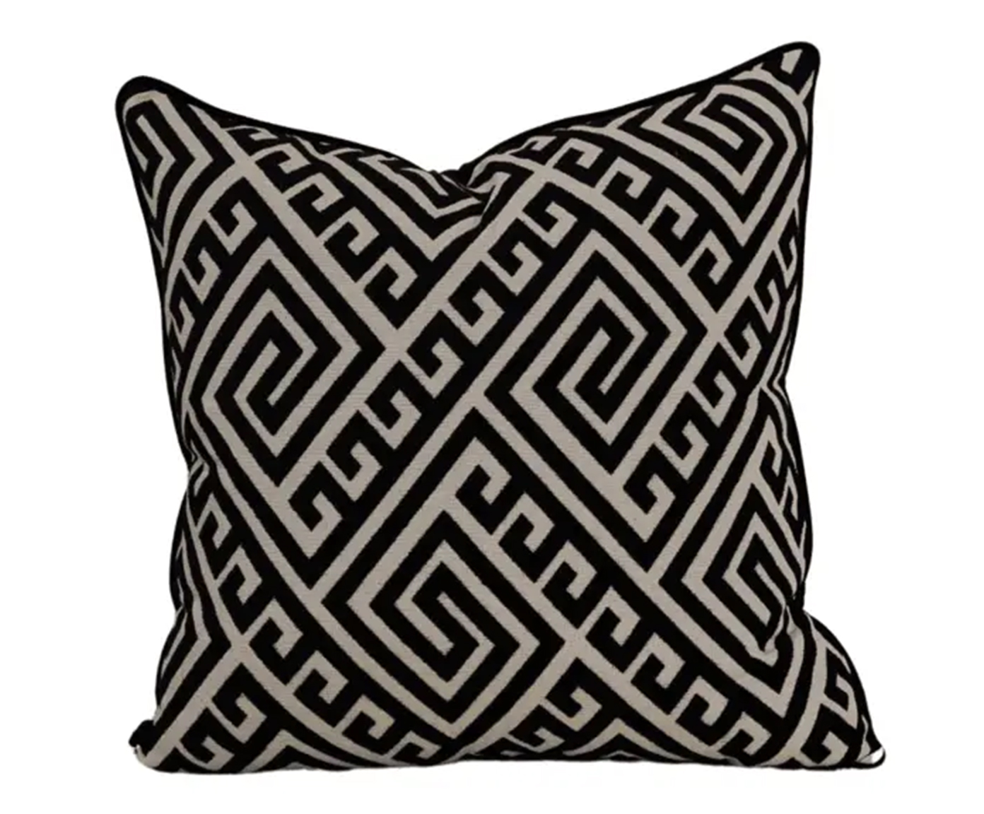 Almofada em Jacquard Quadrada - Black e White image number 0