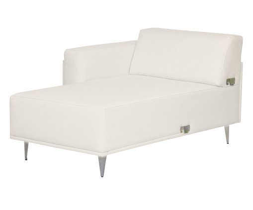 Sof&aacute; Modular com Chaise Ant&ocirc;nio Ch&aacute; Branco image number 2
