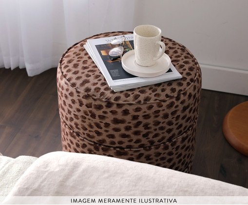 Pufe Estampado Gomos image number 1