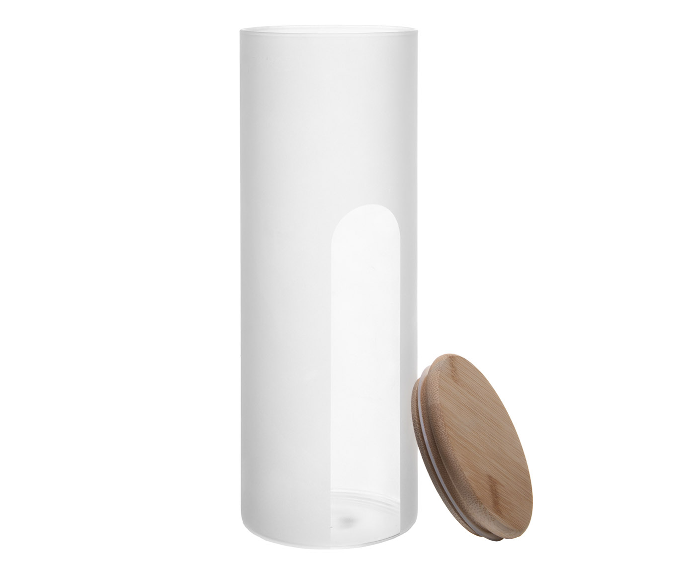 Pote com Tampa Bambu Frosted - 1,88L image number 0