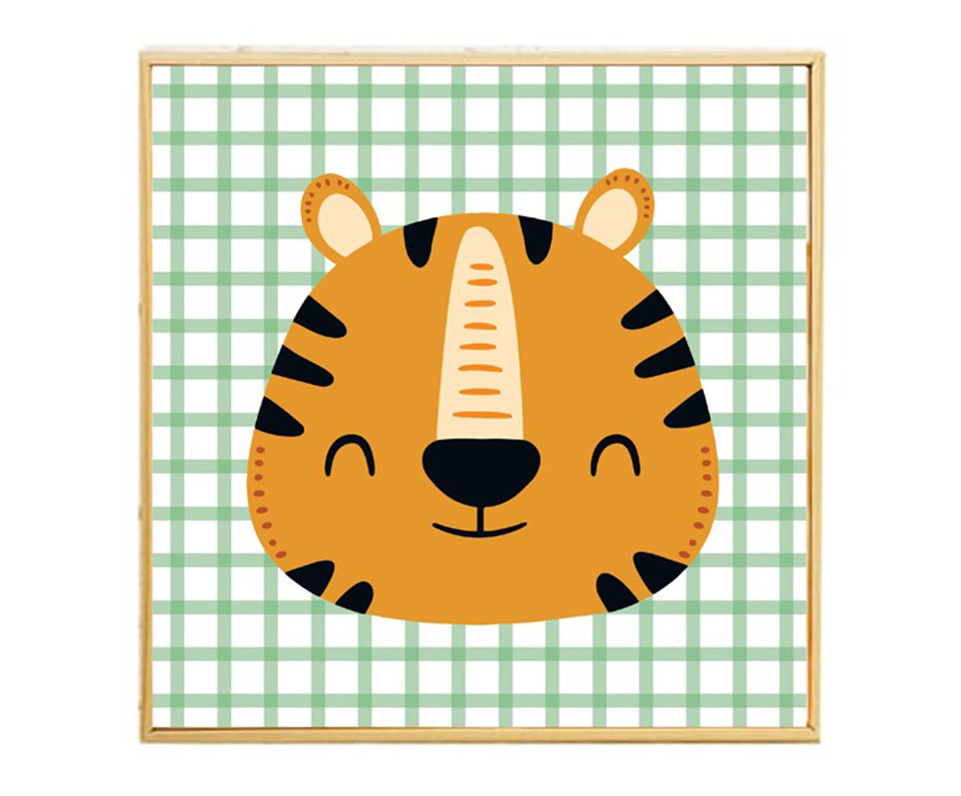 Quadro Tigre Verde image number 0