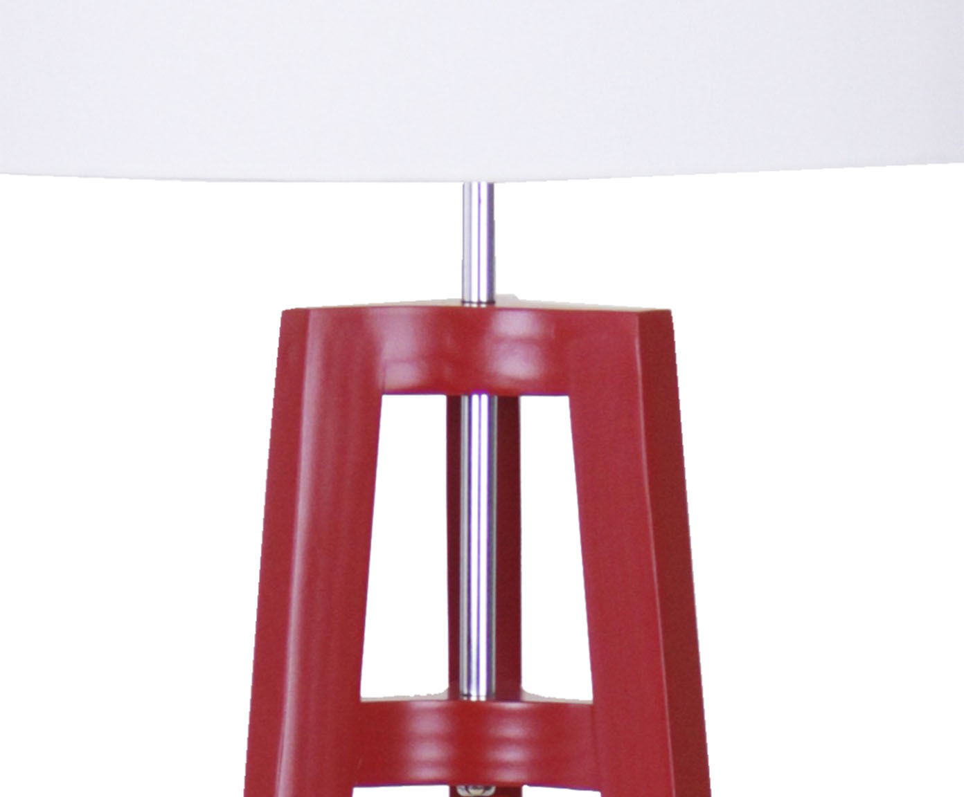 Lumin&aacute;ria Piso Sirigaita Vermelho image number 1
