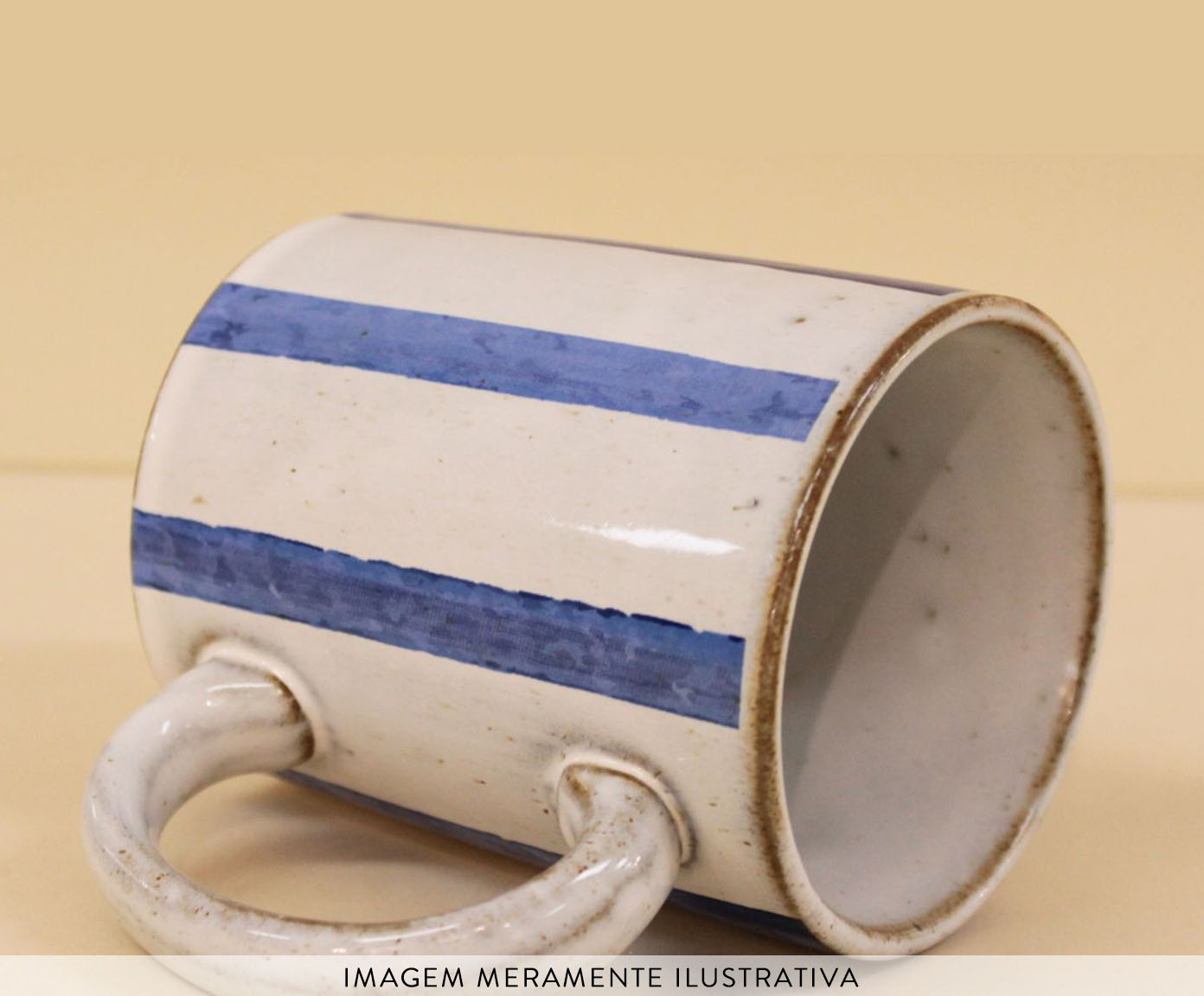 Caneca em Porcelana Classic Vintage Paros Al Mare image number 1