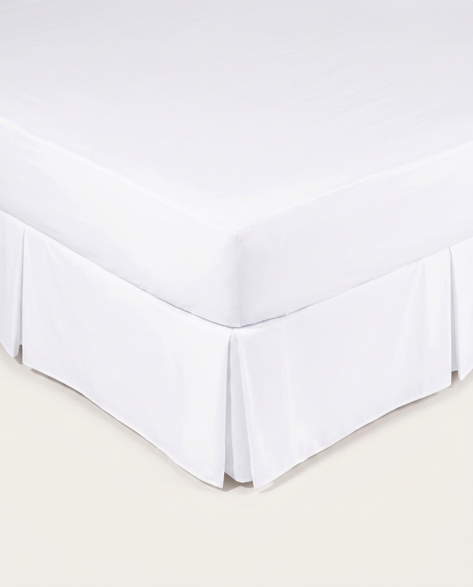 Saia para Cama Box com Pregas Colors Branca 200 Fios image number 7