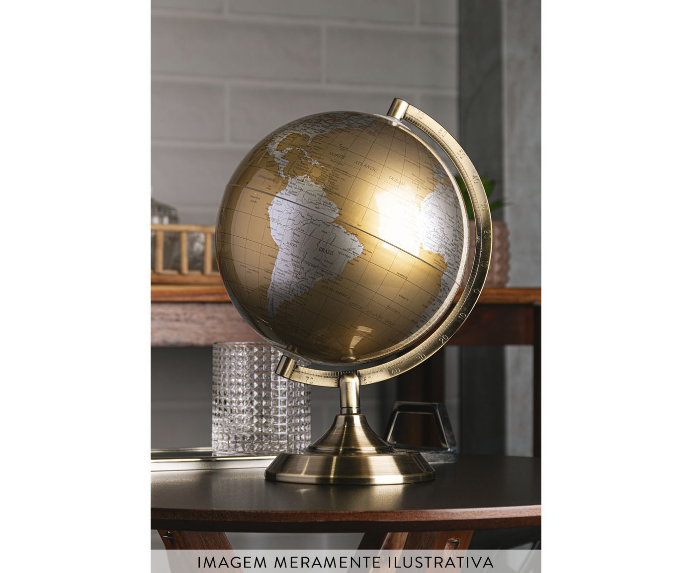 Globo Decorativo World Golden image number 3