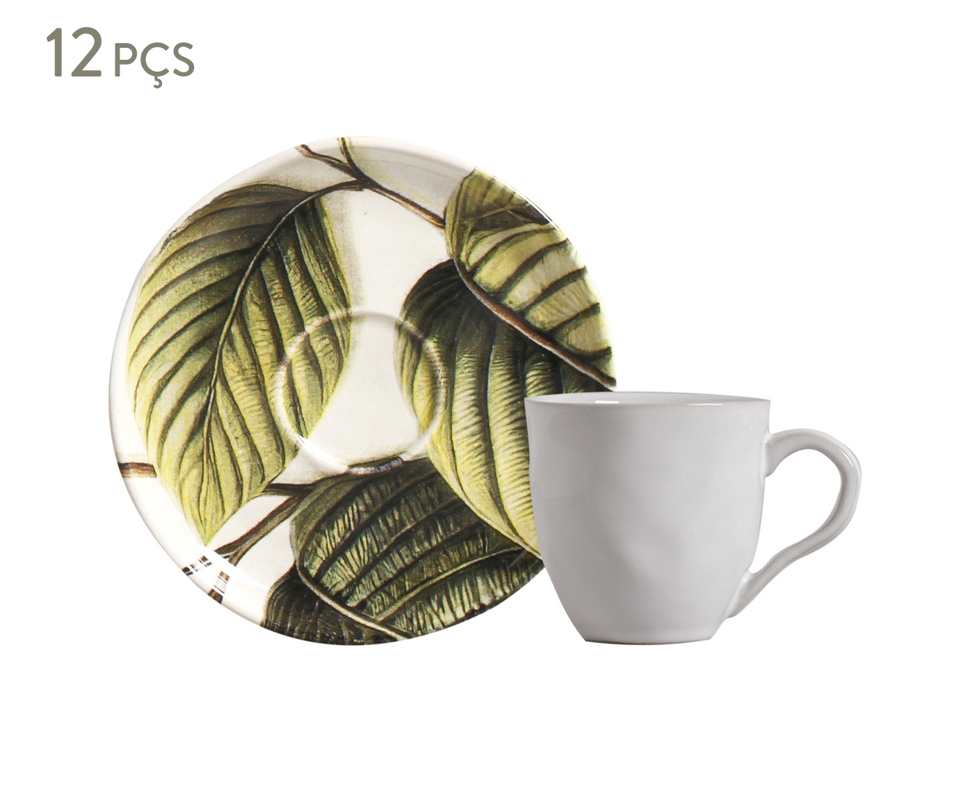 Jogo de X&iacute;caras para Caf&eacute; Bio &Eacute;den Floral image number 0