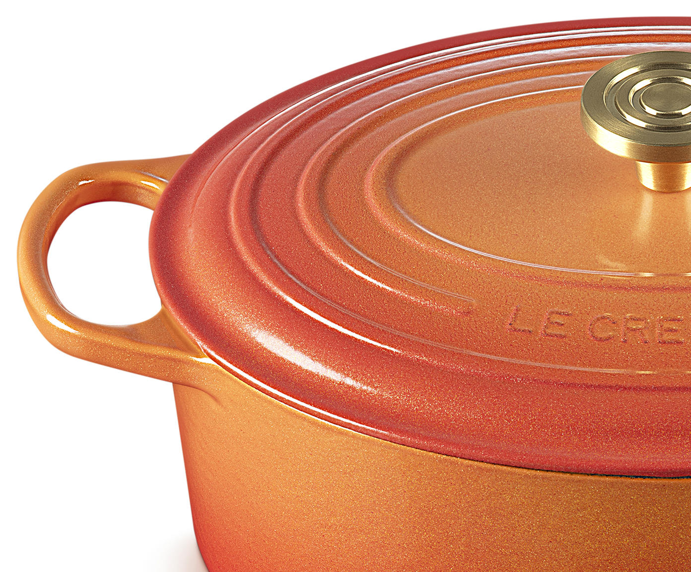 Panela Oval com Pegador Dourado Signature Flamme Dor&eacute;e - 40cm image number 4