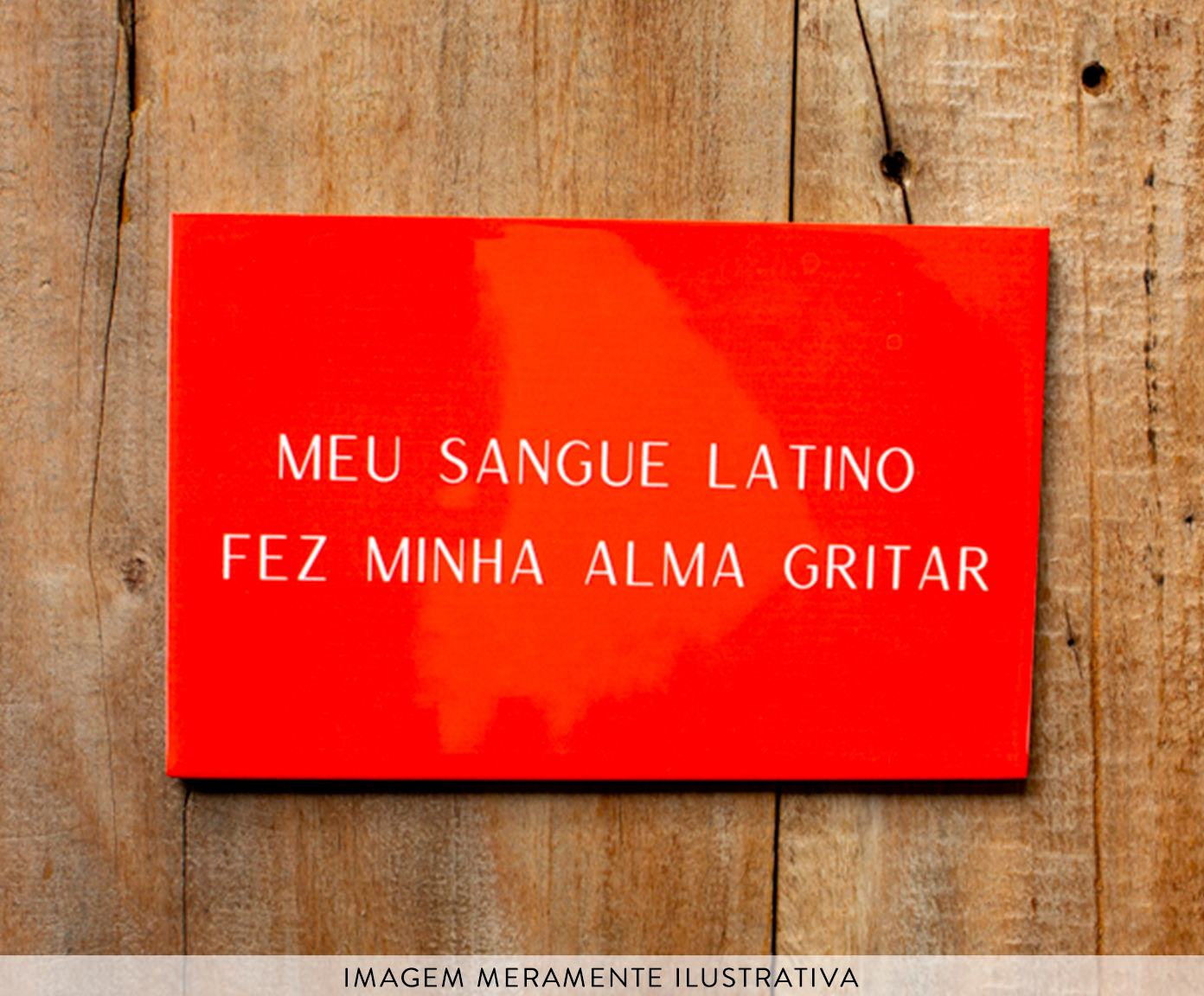 Azulejo Decorativo "Meu Sangue Latino" image number 1