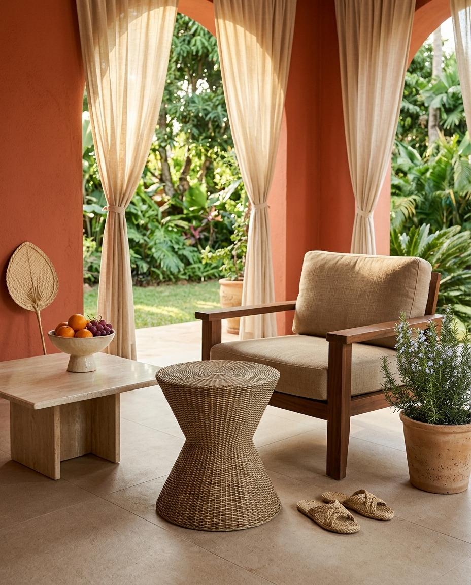 Garden Seat Ampulheta - Marrom image number 4
