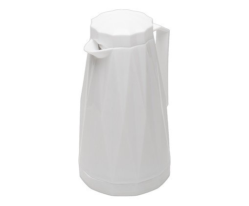 Garrafa T&eacute;rmica Diamond Branco image number 1