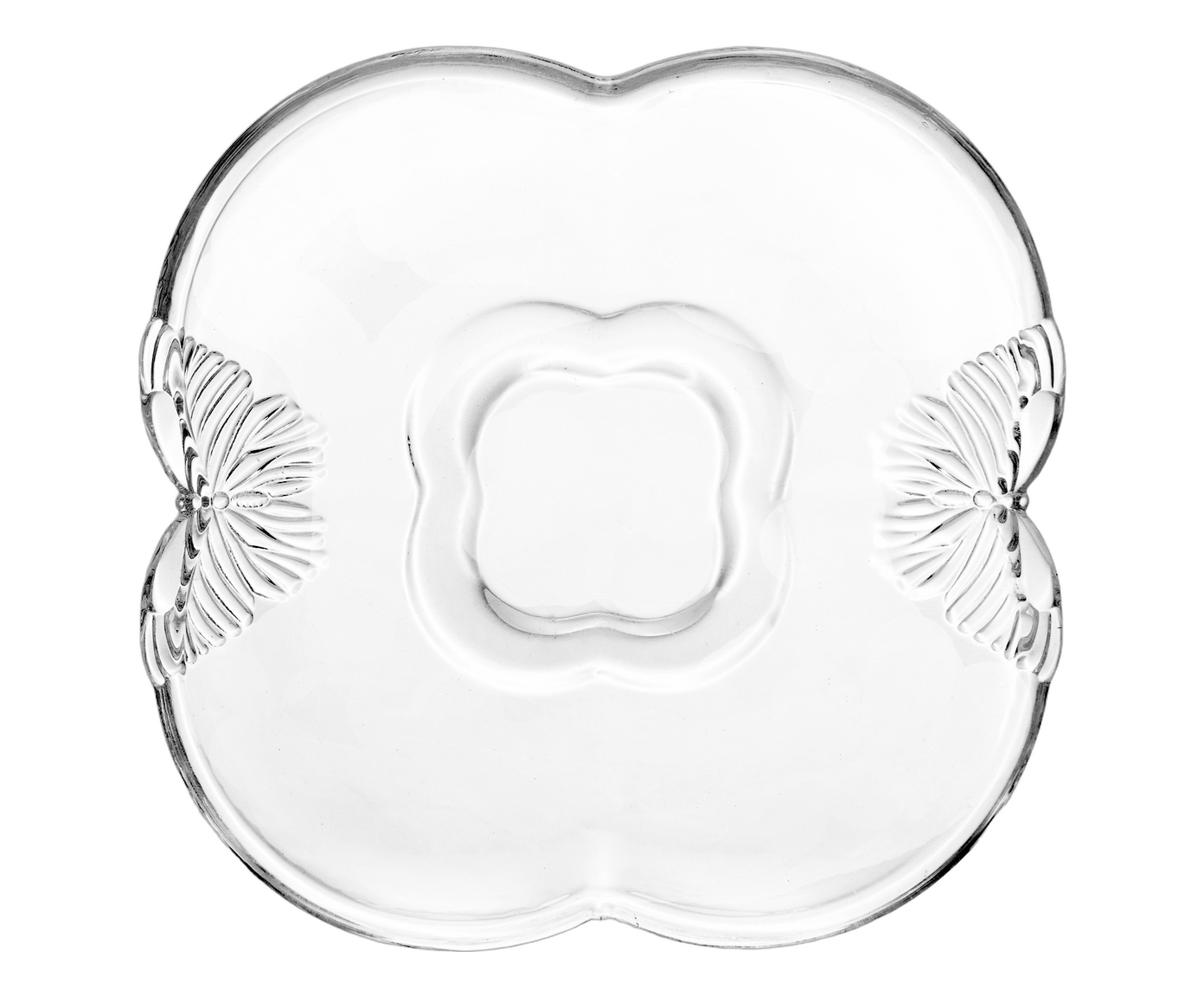Jogo de X&iacute;caras para Ch&aacute; em Cristal Ecol&oacute;gico Butterfly image number 3