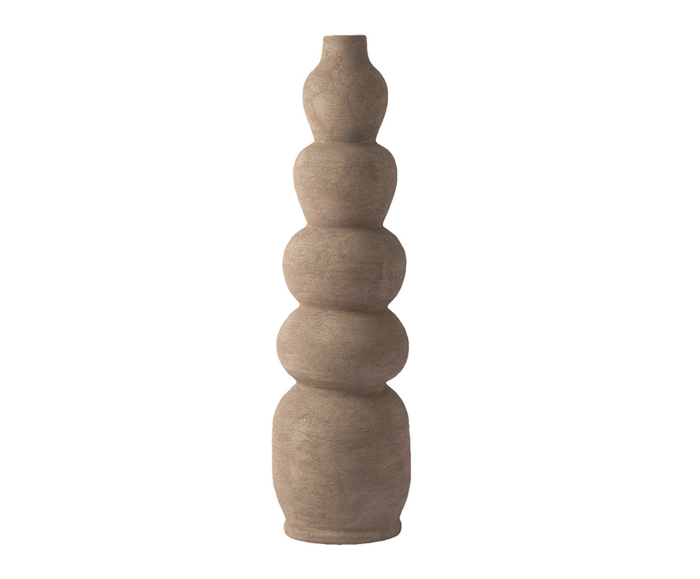 Vaso Decorativo Obelisco Marrom image number 0