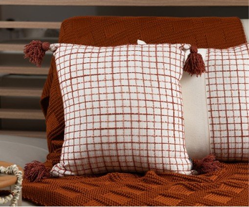 Capa para Almofada Motif com Tassel Teta image number 2