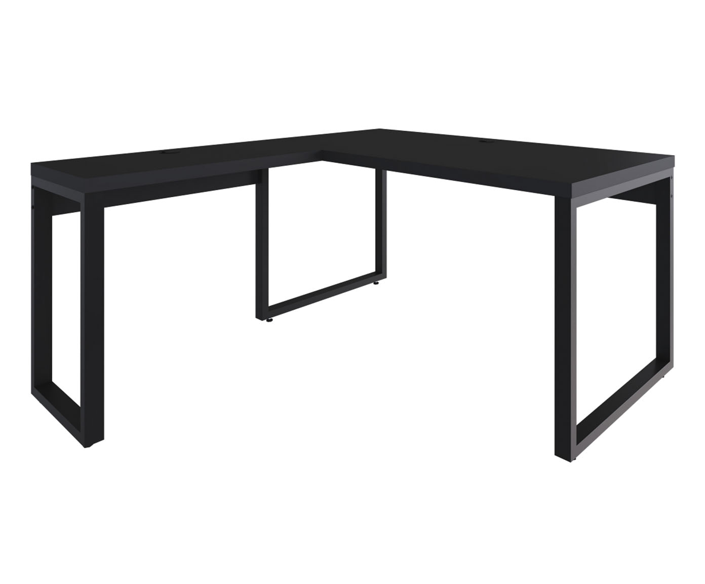 Mesa em L Yon Diretor Preto image number 0
