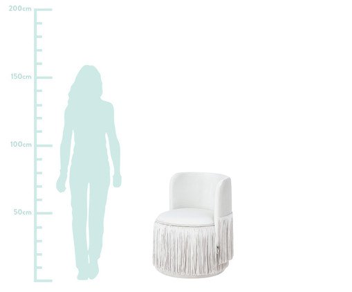 Poltrona Franja Dupla - Off White image number 9