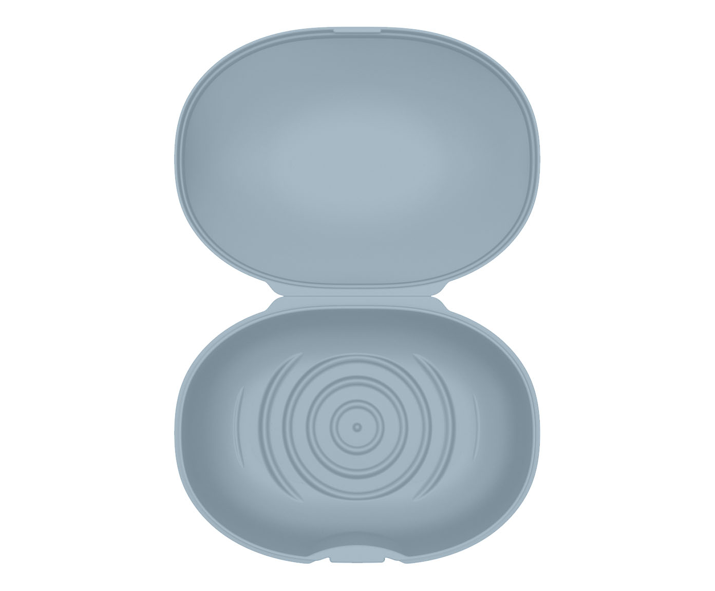 Saboneteira Soft - Azul Glacial Fechado - image 1