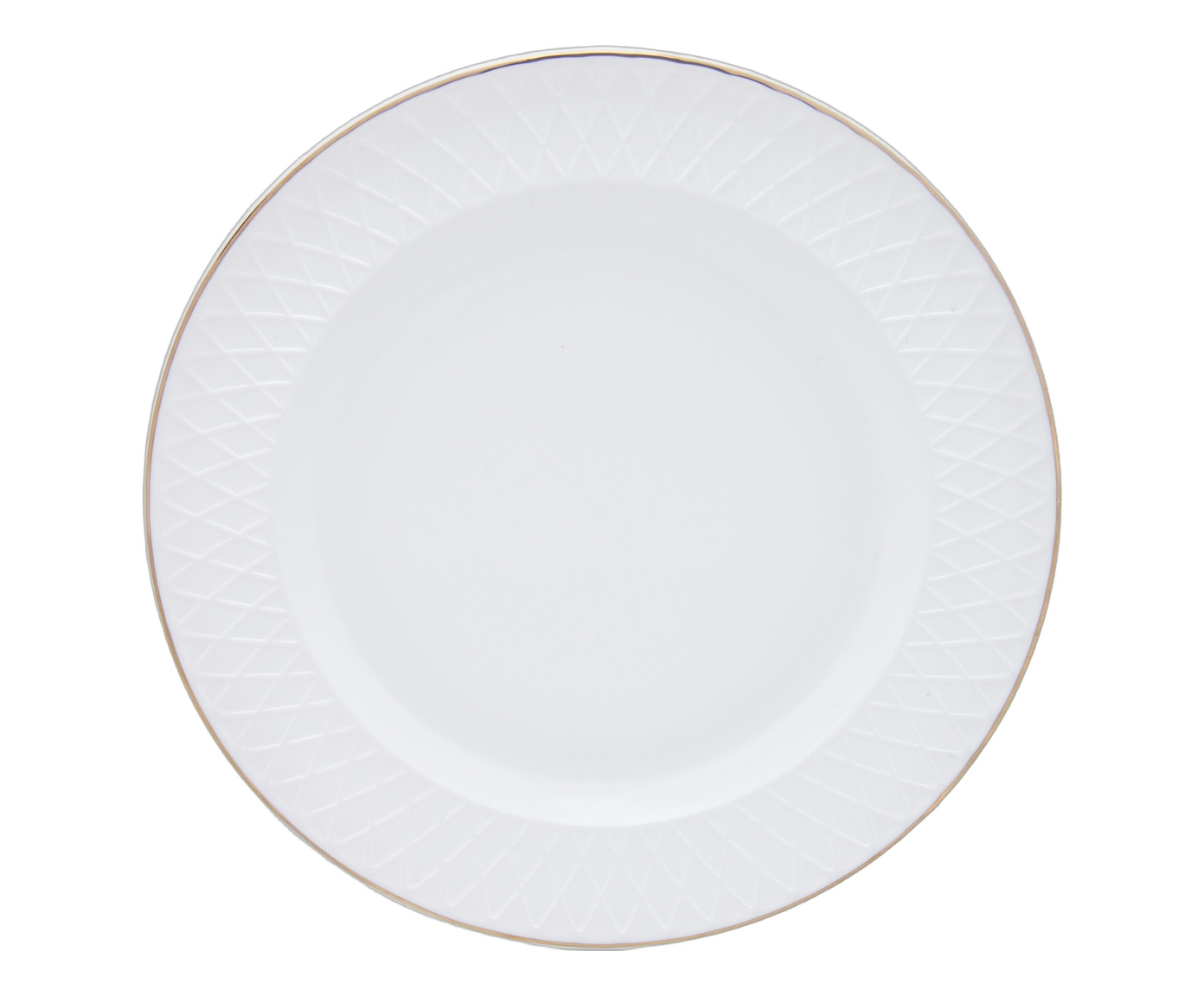Aparelho de Jantar com Fio Dourado Royale Branco - 16p&ccedil;s image number 4