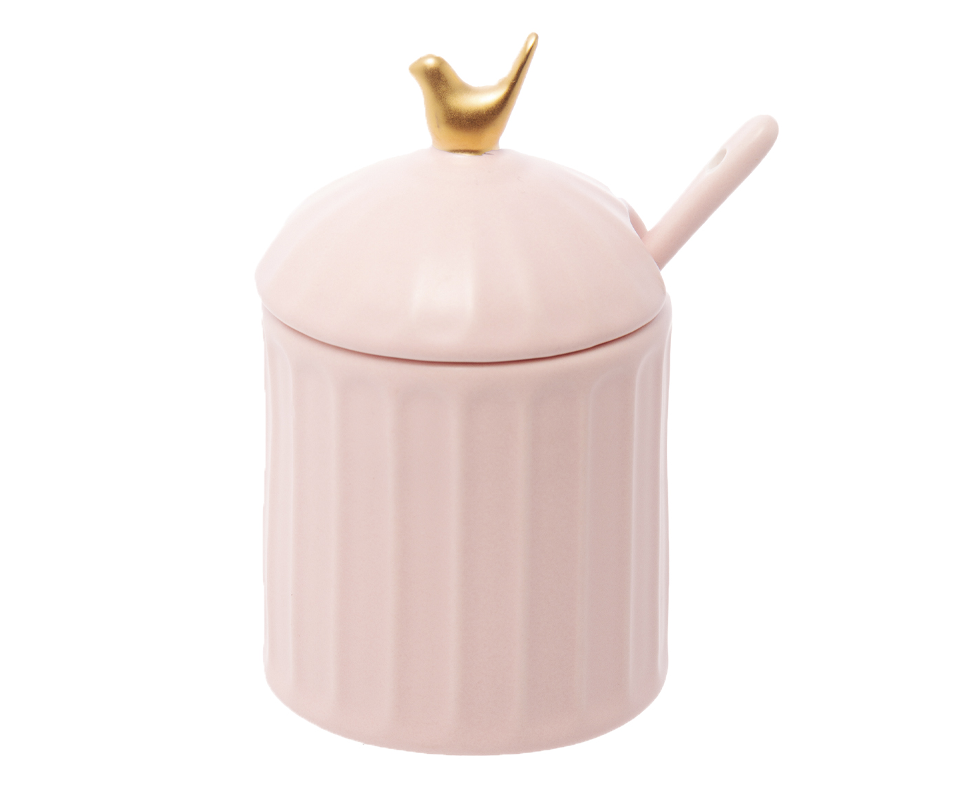 A&ccedil;ucareiro Colibri com Colher e Tampa Rosa - image 0