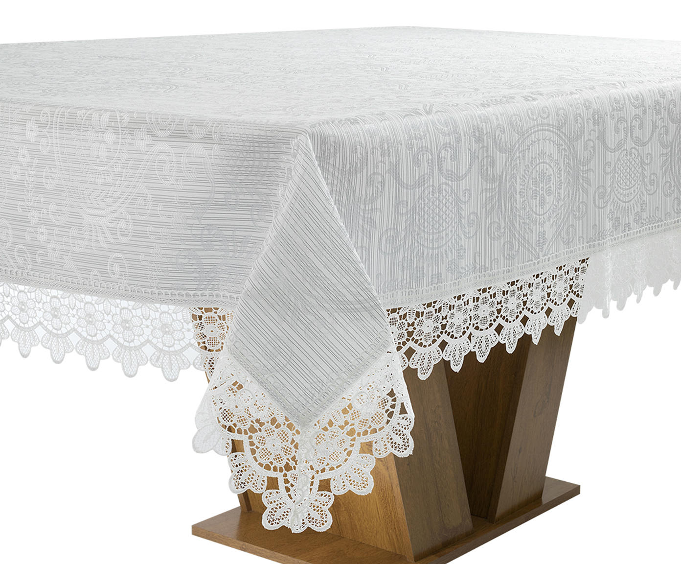 Toalha de Mesa Augustus Cinza image number 1