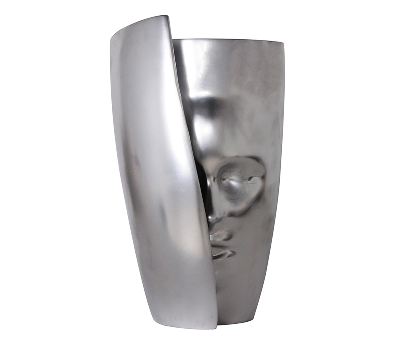 Vaso Rosto Prateado - image 0
