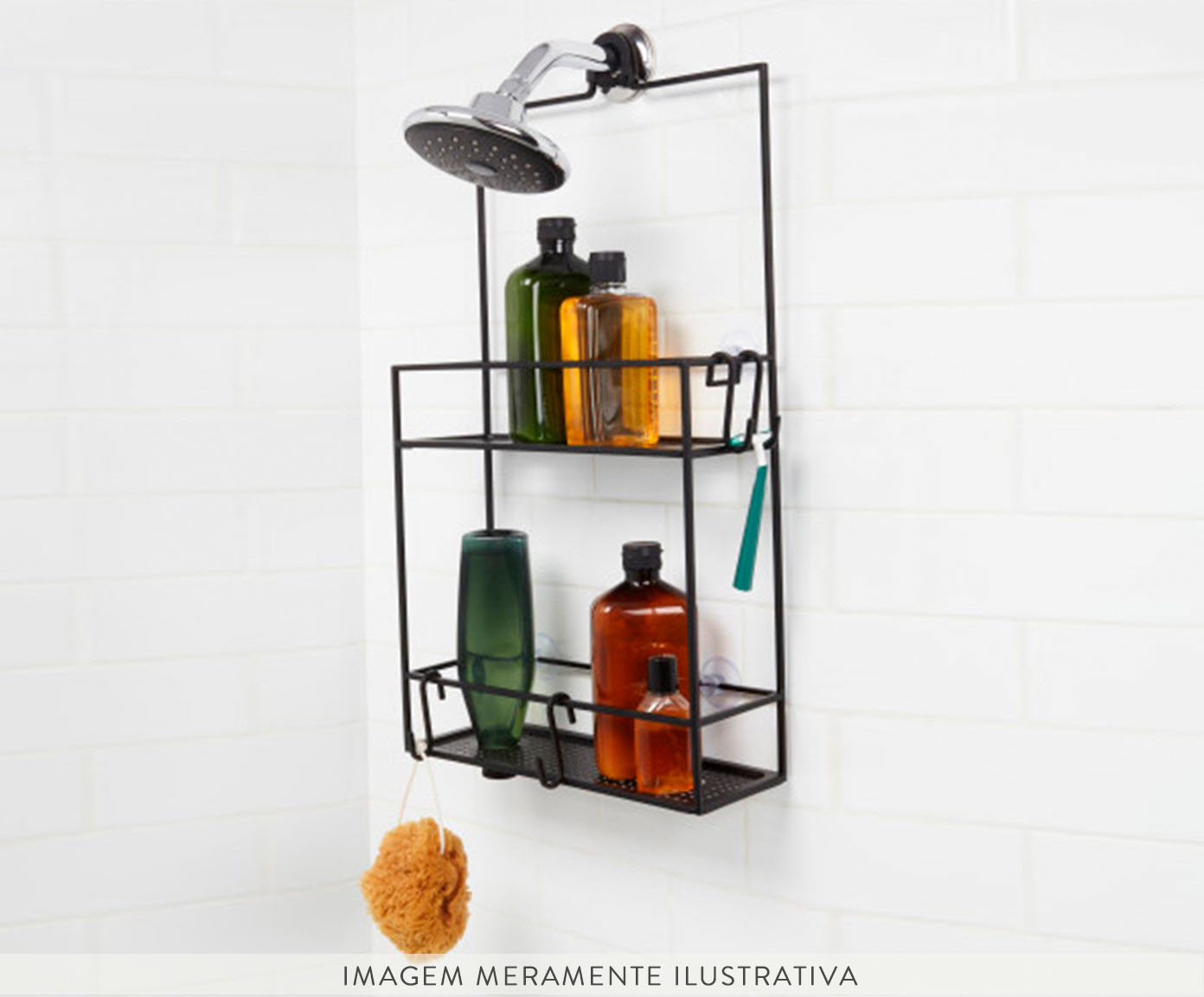 Porta-Shampoo Elsa - Preto - image 1