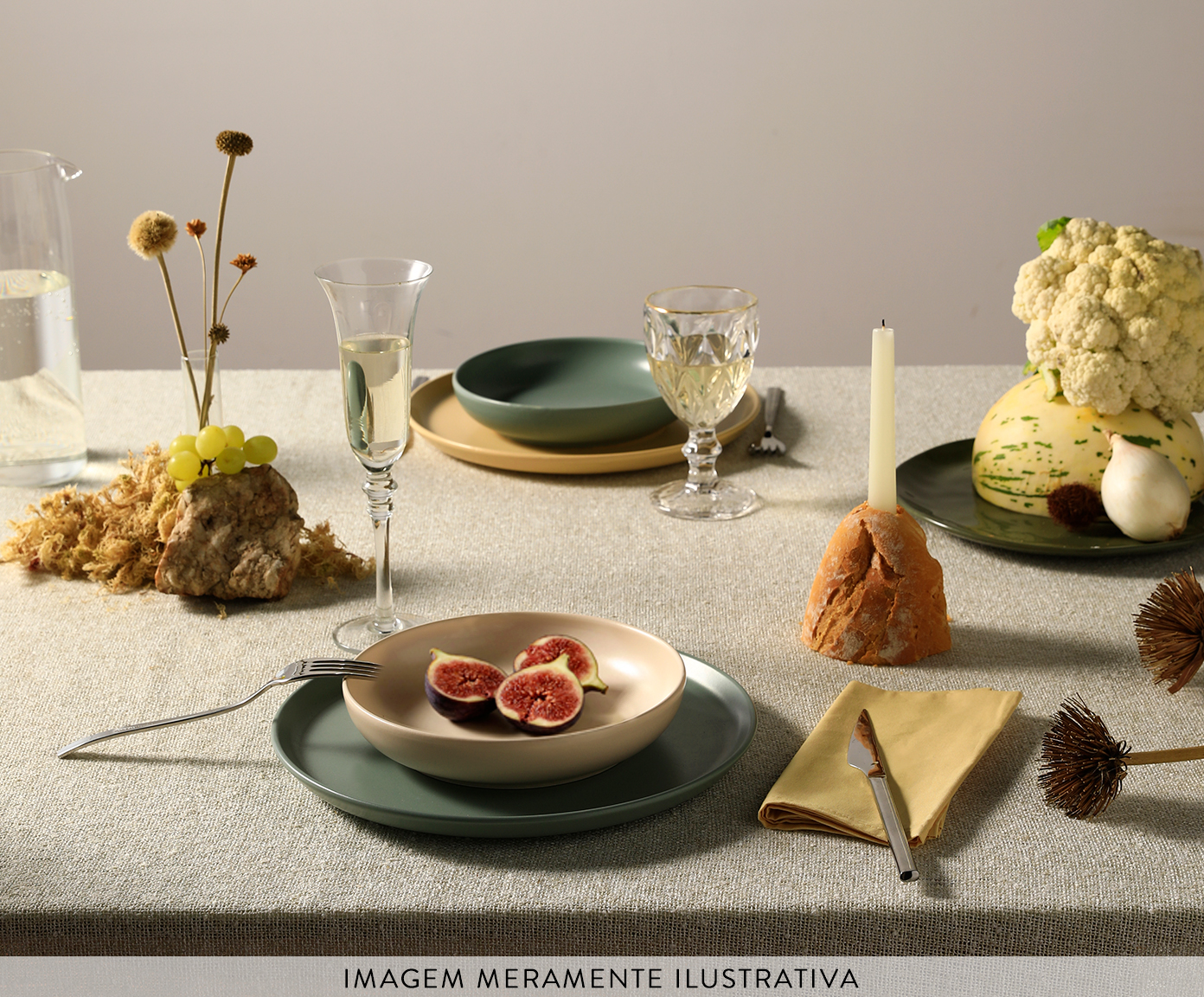 Jogo de Pratos Fundos Noma Amarelo Butter image number 4