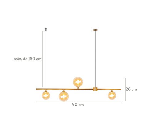 Pendente Robert Dourado - Bivolt image number 2