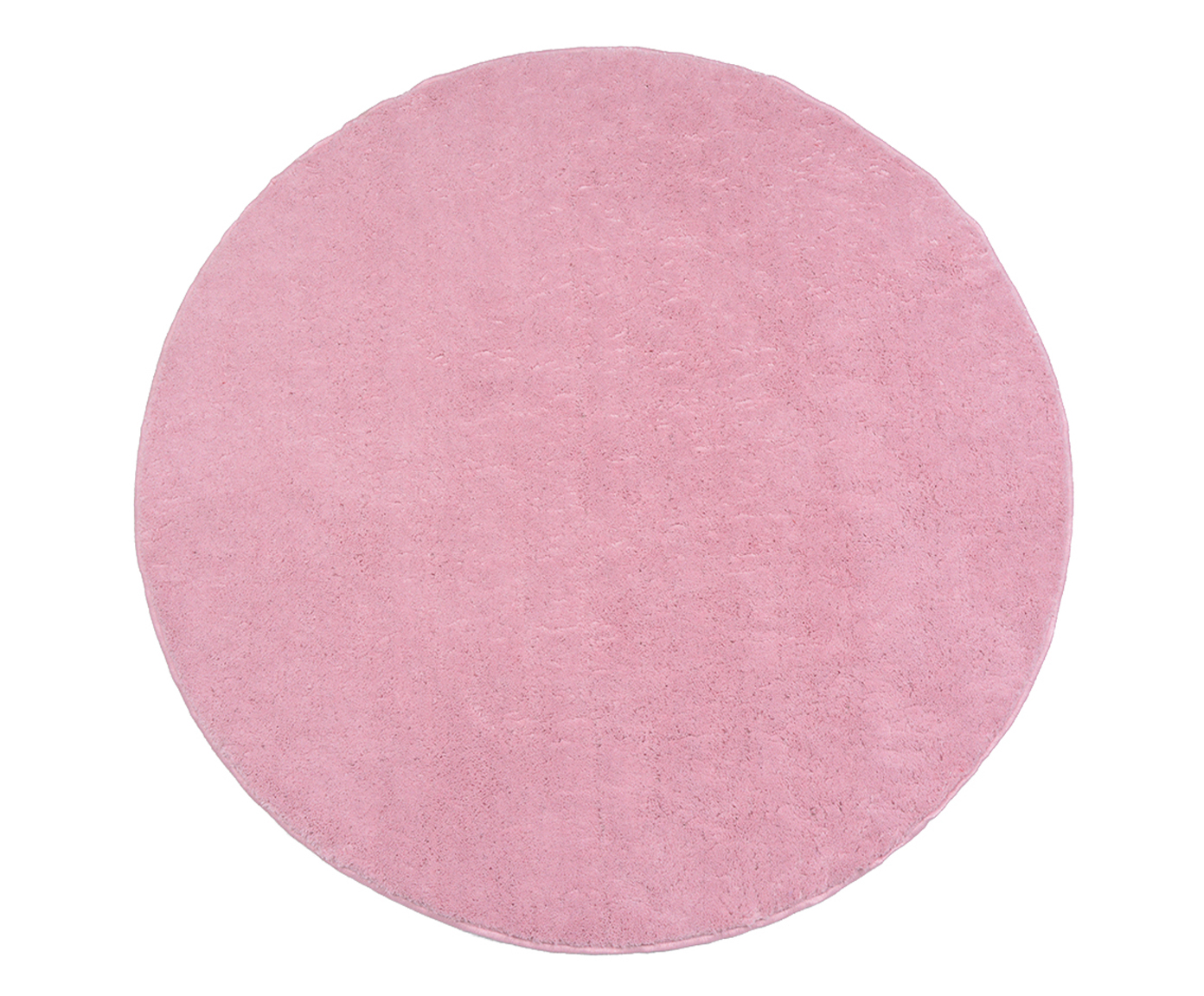 Tapete Redondo Shaggy Smooth Teen - Rosa - image 0