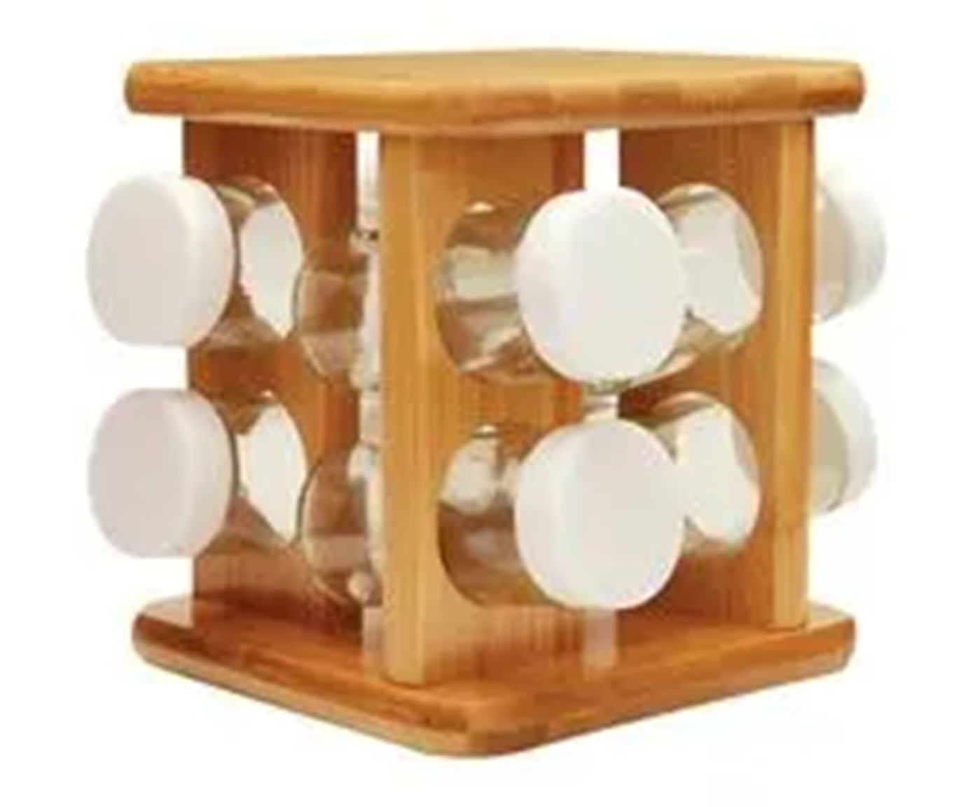 Organizador de Temperos Girat&oacute;rio I Bambu - image 0