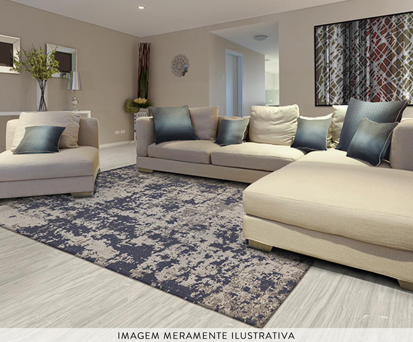 Tapete Serido L.Grey Navy image number 6