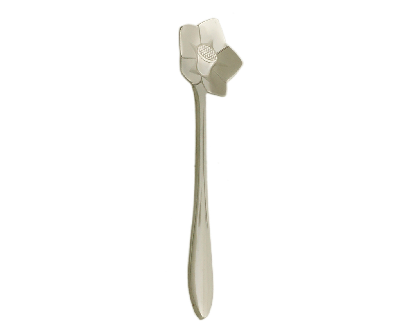 Jogo de Colheres para Ch&aacute; Flores Rose Prateada image number 4