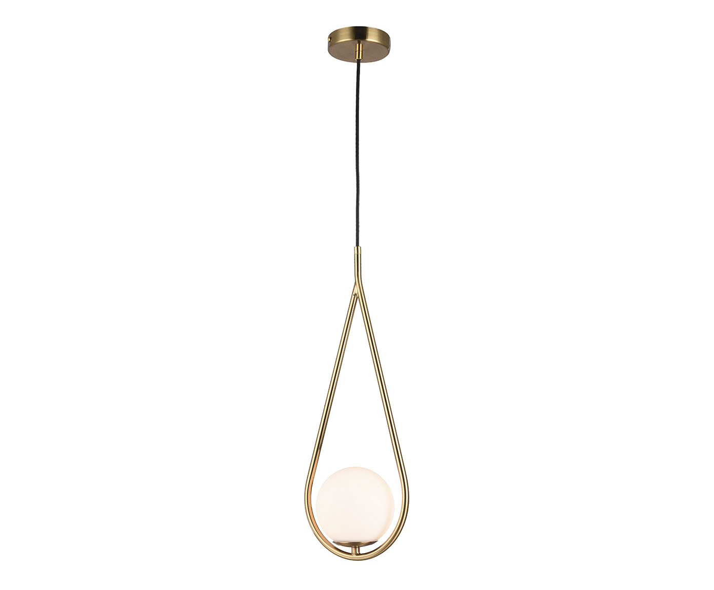 Pendente Pingo Bronze e Branco Bivolt image number 0