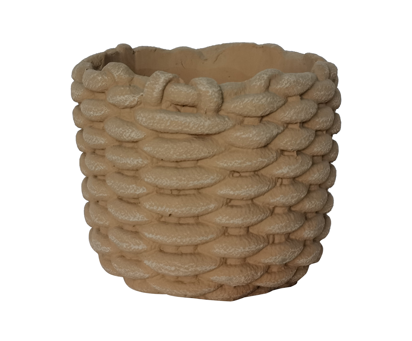 Cachepot Haar Bege image number 0