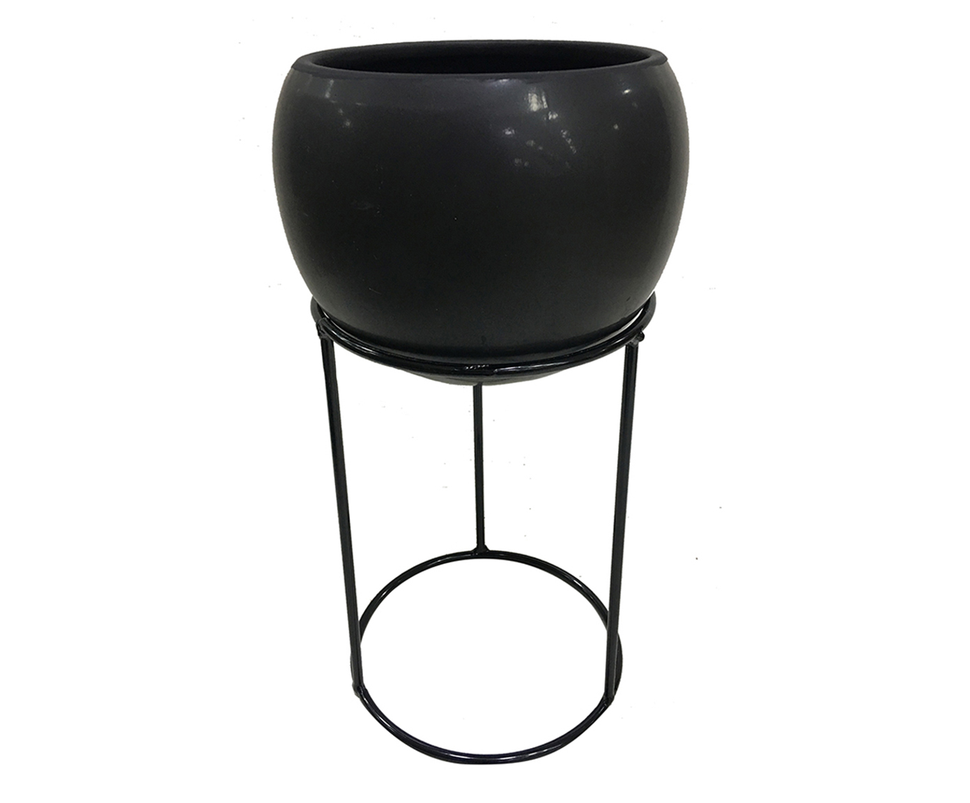 Cachepot Goulard Preto image number 0