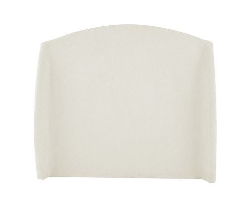 Cabeceira em Boucle Aveludado Smooth OffWhite image number 8