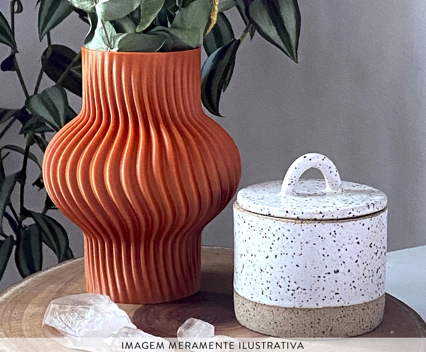 Vaso Onda 1 Terracota image number 2