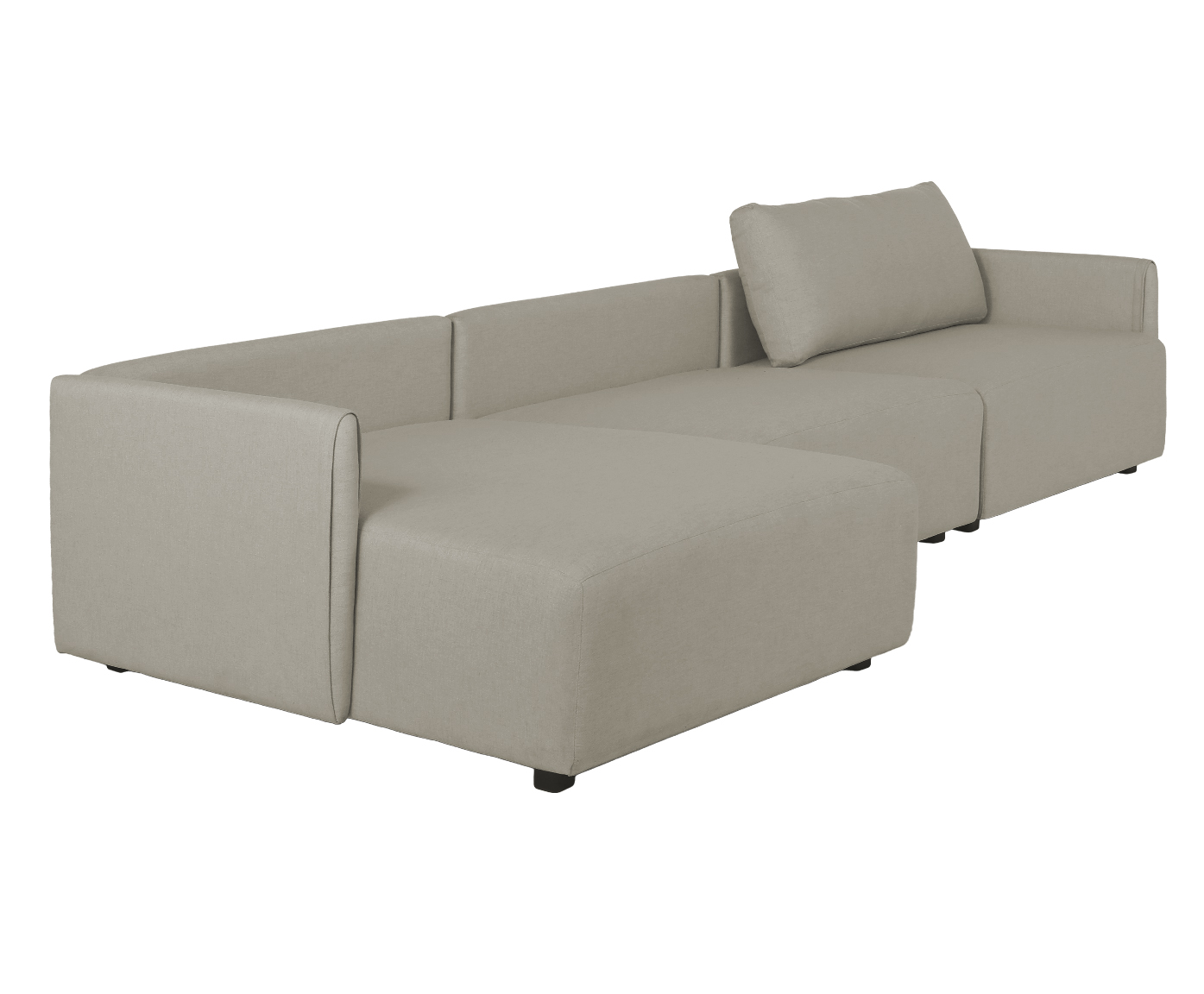 Sof&aacute; Toledo com Chaise Off-White image number 1