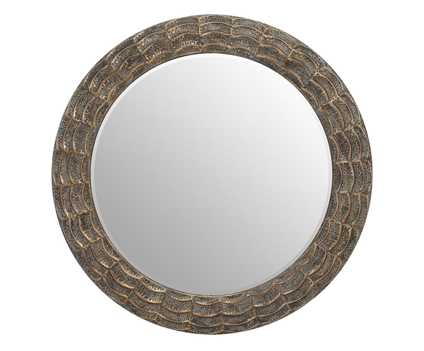 Espelho com Moldura em Metal Handlerbar Bronze image number 0