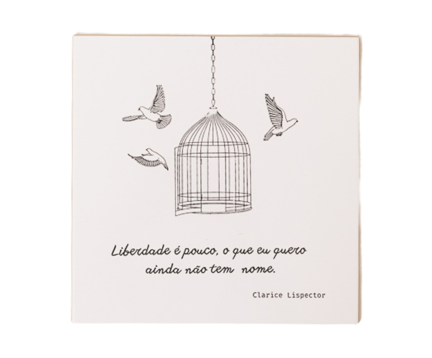 Azulejo Decorativo "Liberdade &eacute; pouco" image number 0