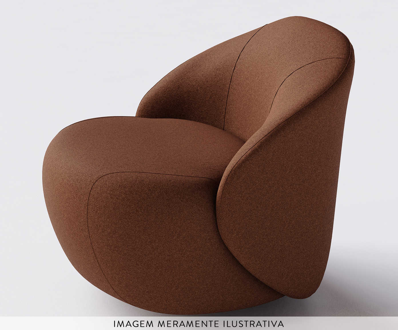 Poltrona Zoe Marrom Terroso image number 2